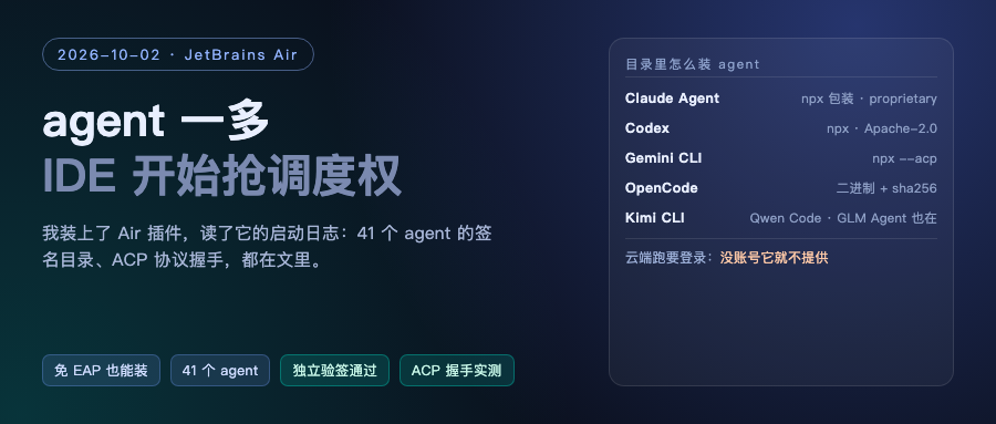 agent 一多，IDE 开始抢调度权