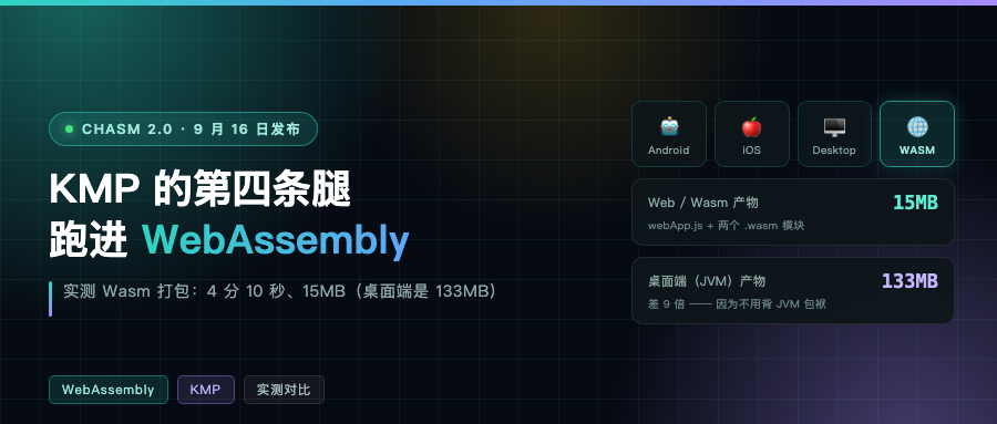KMP 的第四条腿：跑进 WebAssembly